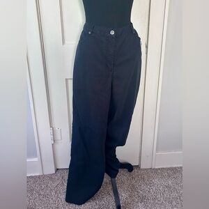 Wider straight leg jeans